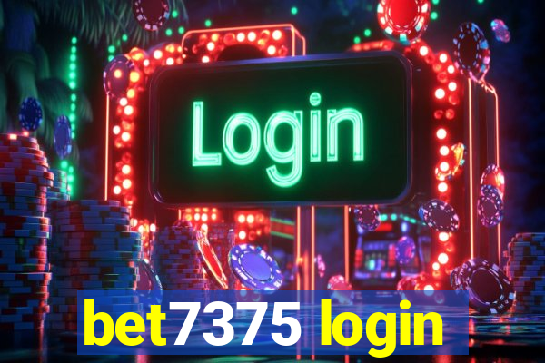 bet7375 login