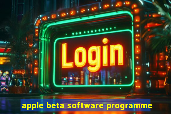 apple beta software programme