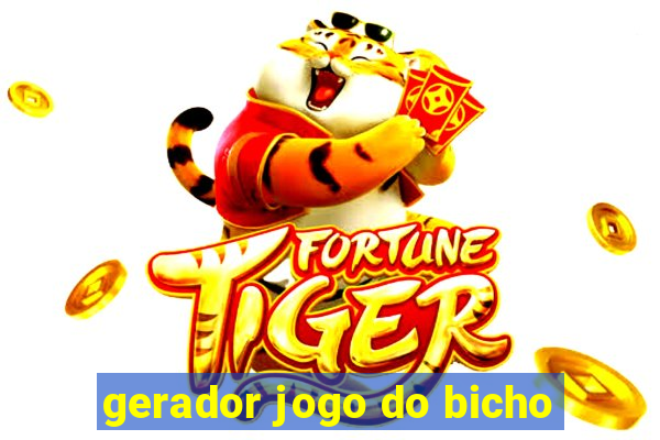 gerador jogo do bicho