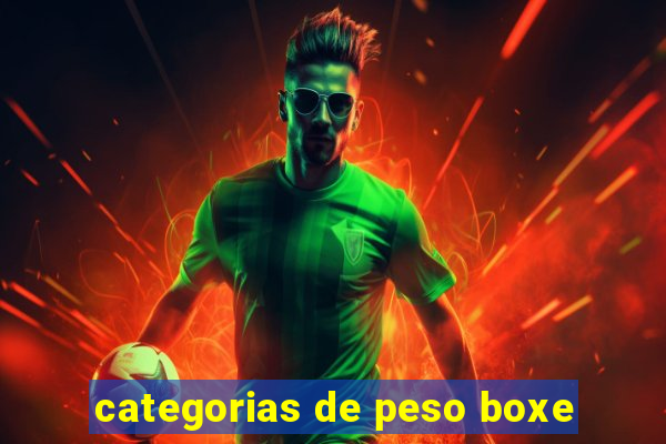 categorias de peso boxe