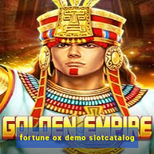 fortune ox demo slotcatalog