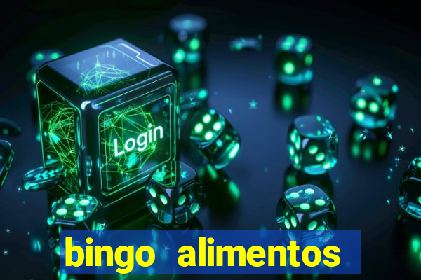 bingo alimentos para imprimir